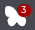 notifications (icône papillon)