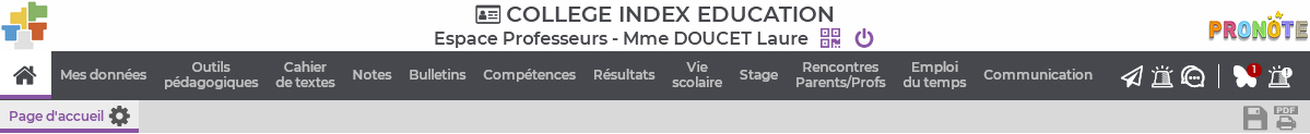 bandeau de la page d'accueil
